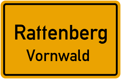 Straßenverzeichnis Rattenberg Vornwald