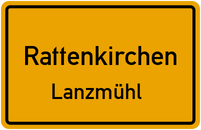 Straßenverzeichnis Rattenkirchen Lanzmühl