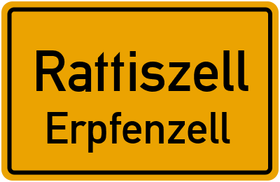 Straßenverzeichnis Rattiszell Erpfenzell