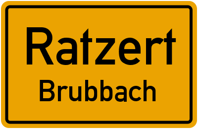 Straßenverzeichnis Ratzert Brubbach