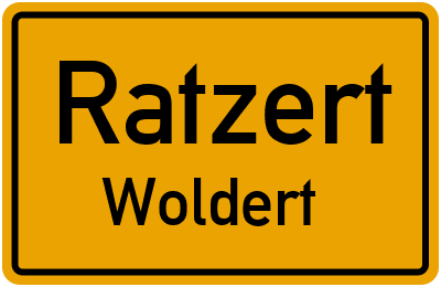 Straßenverzeichnis Ratzert Woldert