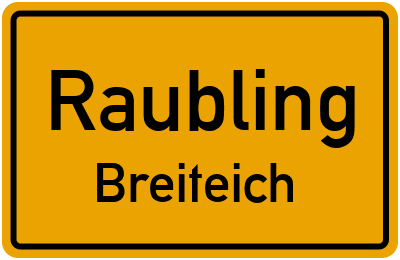Straßenverzeichnis Raubling Breiteich