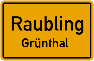 Straßenverzeichnis Raubling Grünthal