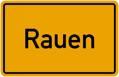 Rauen in Brandenburg