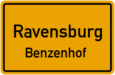 Straßenverzeichnis Ravensburg Benzenhof