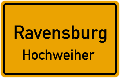 Straßenverzeichnis Ravensburg Hochweiher