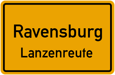 Straßenverzeichnis Ravensburg Lanzenreute