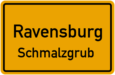 Straßenverzeichnis Ravensburg Schmalzgrub