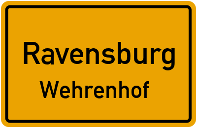 Straßenverzeichnis Ravensburg Wehrenhof