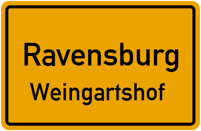 Straßenverzeichnis Ravensburg Weingartshof
