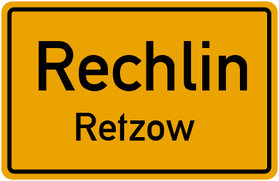 Straßenverzeichnis Rechlin Retzow