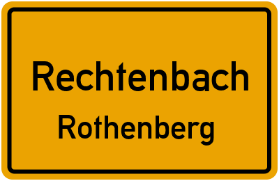 Straßenverzeichnis Rechtenbach Rothenberg