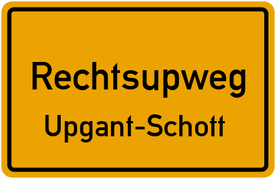 Straßenverzeichnis Rechtsupweg Upgant-Schott