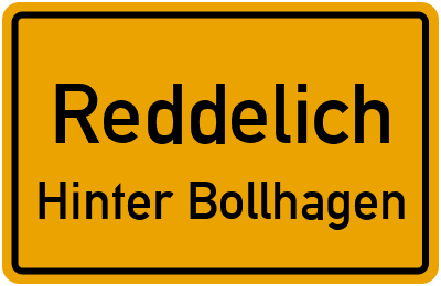 Straßenverzeichnis Reddelich Hinter Bollhagen