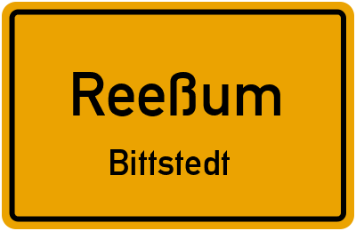 Straßenverzeichnis Reeßum Bittstedt
