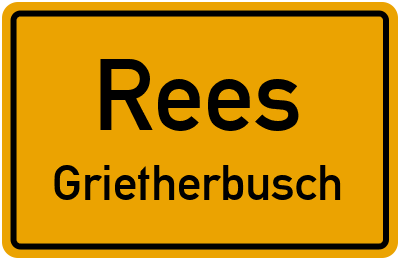 Straßenverzeichnis Rees Grietherbusch