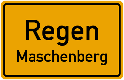 Straßenverzeichnis Regen Maschenberg