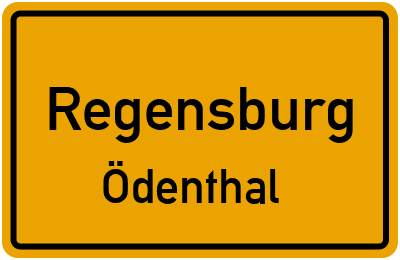 Straßenverzeichnis Regensburg Ödenthal