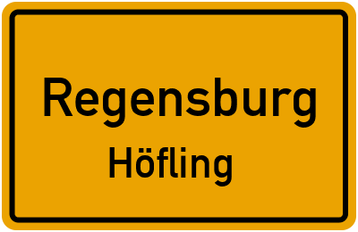 Straßenverzeichnis Regensburg Höfling