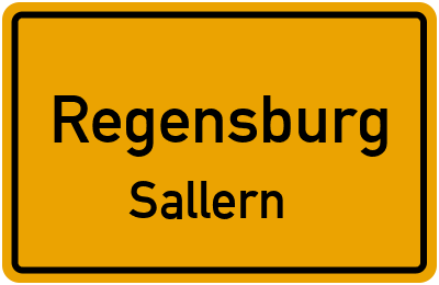 Straßenverzeichnis Regensburg Sallern