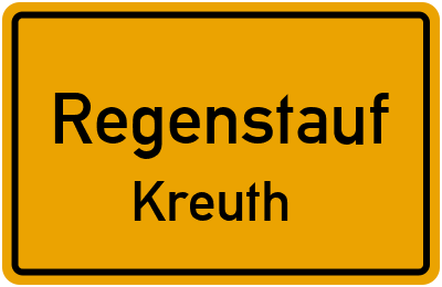 Straßenverzeichnis Regenstauf Kreuth