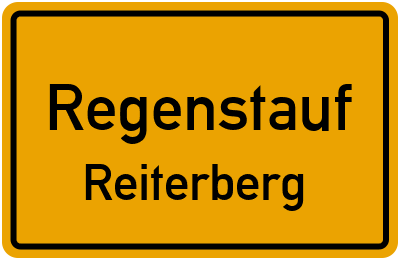 Straßenverzeichnis Regenstauf Reiterberg
