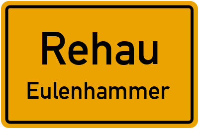 Straßenverzeichnis Rehau Eulenhammer
