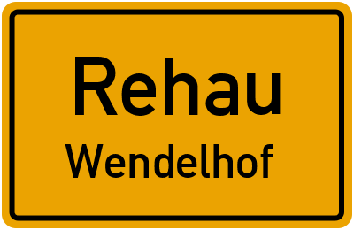 Straßenverzeichnis Rehau Wendelhof