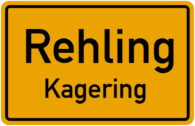 Straßenverzeichnis Rehling Kagering