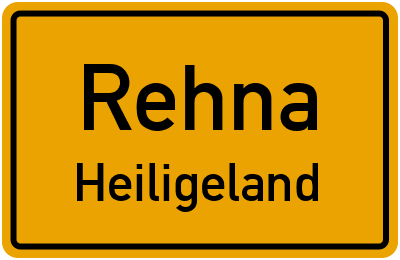 Straßenverzeichnis Rehna Heiligeland