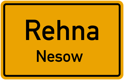 Straßenverzeichnis Rehna Nesow