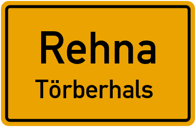 Straßenverzeichnis Rehna Törberhals