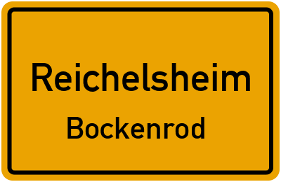 Straßenverzeichnis Reichelsheim Bockenrod