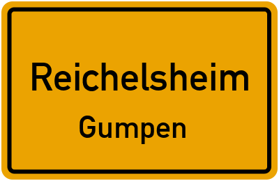 Straßenverzeichnis Reichelsheim Gumpen