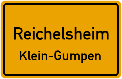 Straßenverzeichnis Reichelsheim Klein-Gumpen