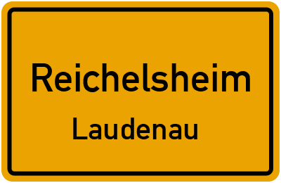 Straßenverzeichnis Reichelsheim Laudenau