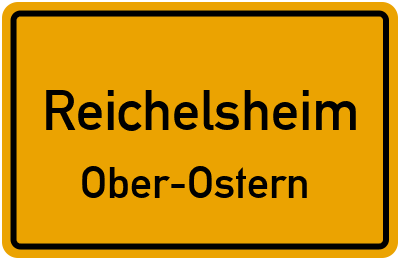 Straßenverzeichnis Reichelsheim Ober-Ostern