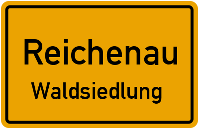 Straßenverzeichnis Reichenau Waldsiedlung
