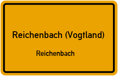 Straßenverzeichnis Reichenbach (Vogtland) Reichenbach