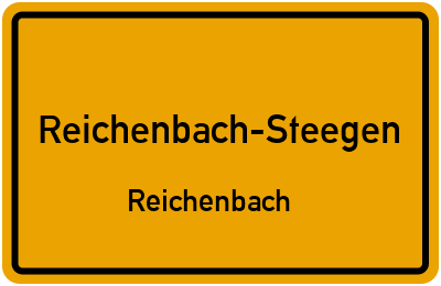 Straßenverzeichnis Reichenbach-Steegen Reichenbach