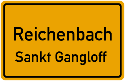 Straßenverzeichnis Reichenbach Sankt Gangloff