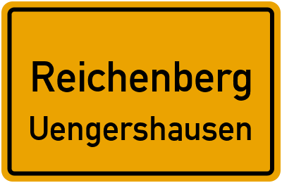Straßenverzeichnis Reichenberg Uengershausen