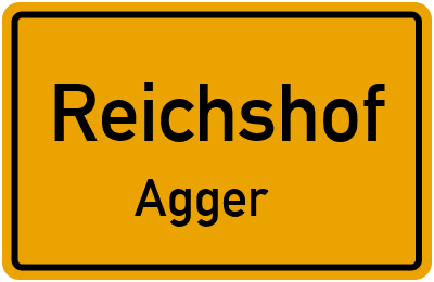 Straßenverzeichnis Reichshof Agger