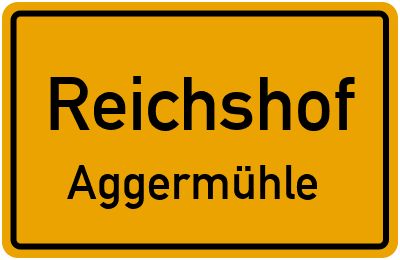 Straßenverzeichnis Reichshof Aggermühle