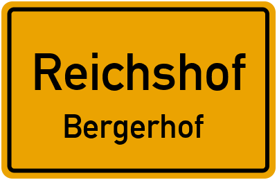 Straßenverzeichnis Reichshof Bergerhof