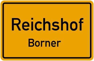Straßenverzeichnis Reichshof Borner