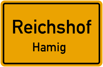 Straßenverzeichnis Reichshof Hamig