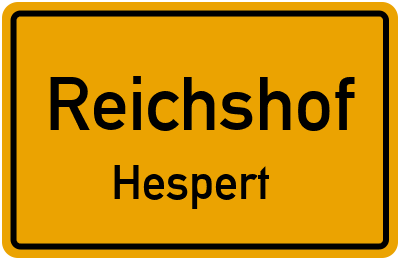 Straßenverzeichnis Reichshof Hespert