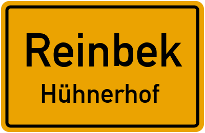 Straßenverzeichnis Reinbek Hühnerhof