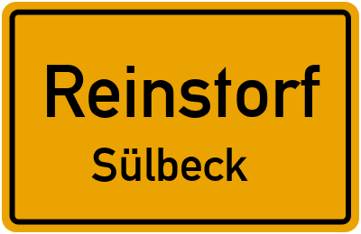Ortsschild Reinstorf Sülbeck